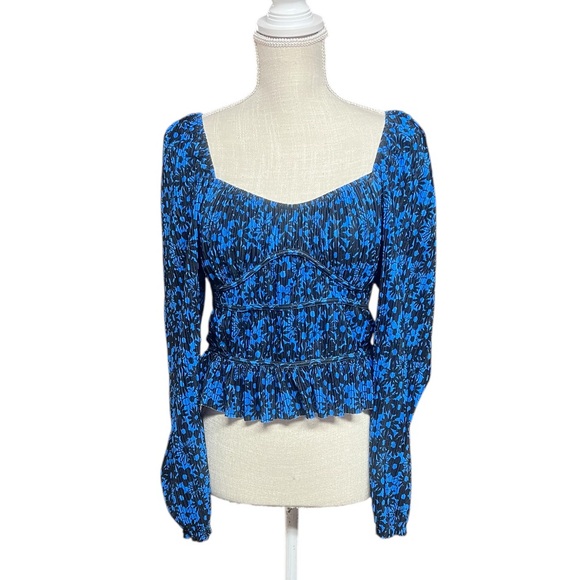 Zara Tops - Zara Blue Floral Women's‎ Top